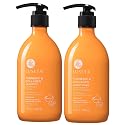 Luseta Volumizing Shampoo and Conditioner Set for Thin Fine Hair - Thickening & Plumping with Turmeric & Collagen, Lightweight Body Building for Flat Beauty & Personal Care L LUSETA