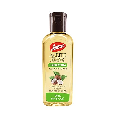 JALOMA Coconut Oil with Keratin to Help Strengthen Hair, 4 Oz Bottle Beauty & Personal Care Jaloma