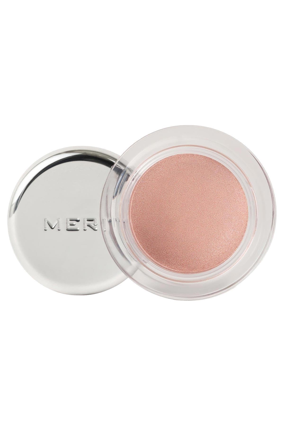 Merit Solo Shadow Cream Eyeshadow - Glacé Soft Rose, Buildable, Sheer, Vegan & Cruelty-Free