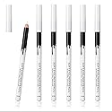 KAIQIKAIXI 6 White Eyeliner Pencils Professional Use as Highlighter, Soft, Waterproof, Long-Lasting Eyeshadow, Eye Brightener,Eye Shadow Pencil, Lip Beauty & Personal Care KAIQIKAIXI