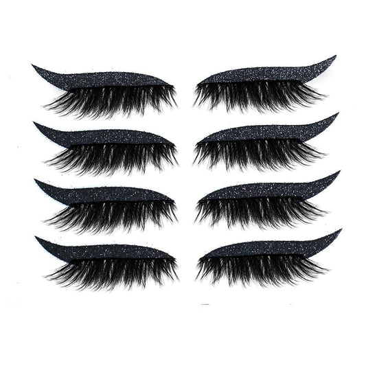 ICRPSTU 4 Pair Reusable Eyeliner and Eyelash Stickers,7 Color Waterproof Eye Shadow Template, Eyeliner Stencil Pads for The Perfect Winged Tip… Beauty & Personal Care ICRPSTU