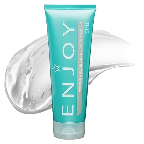 Enjoy Strong Holding Gel, Versatile, Alcohol Free Styling with Medium to Strong Hold & Volume Boost (8 oz) Beauty & Personal Care Enjoy