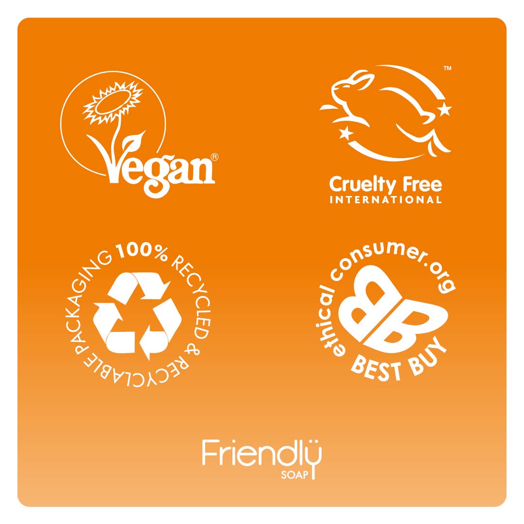 FRIENDLY SOAP Orange Grapefruit Soap Bar, 95 GR Beauty & Personal Care Friendly Soap