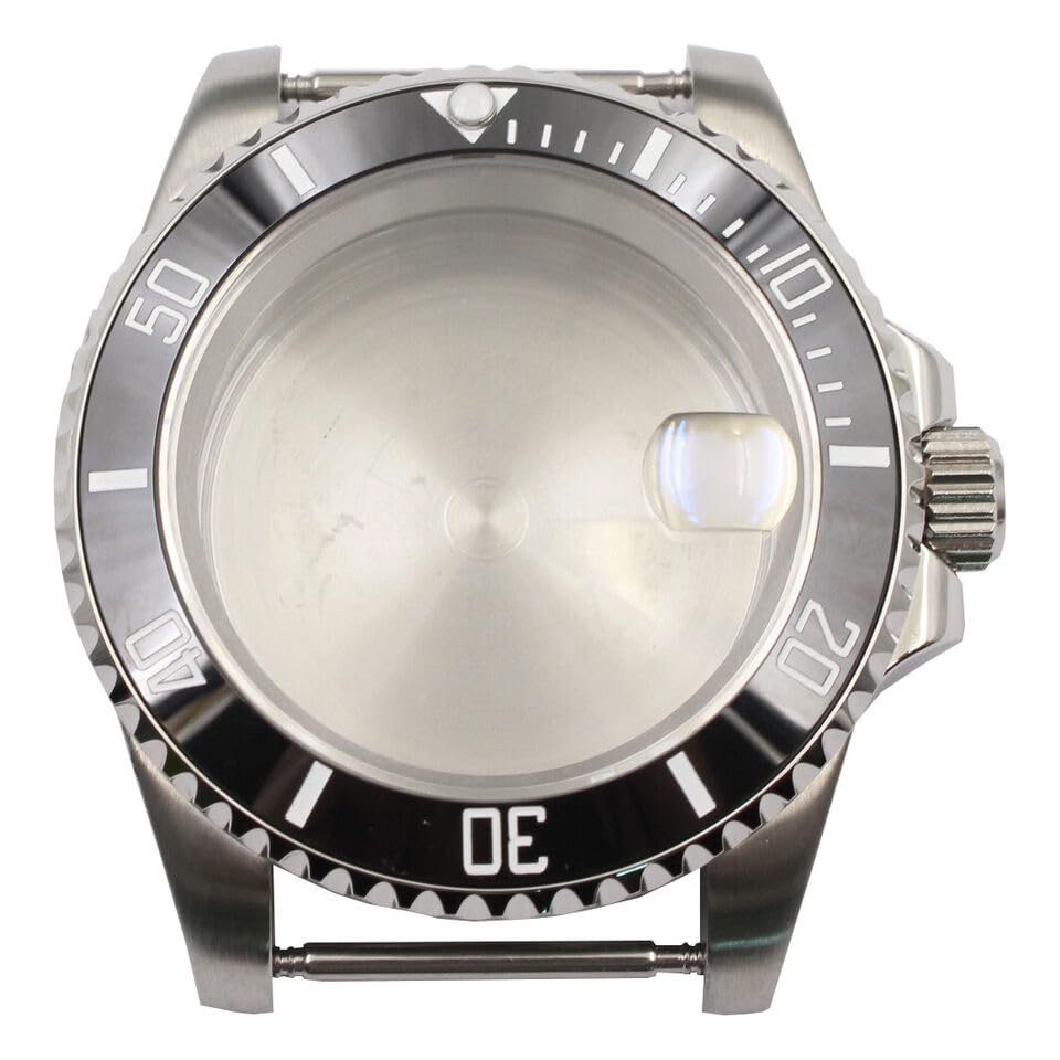 40MM ceramic Bezel Sapphire Flat Glass Case Fit for NH35/NH36/4R36 Watch Movement Beauty and Personal Care dreeong