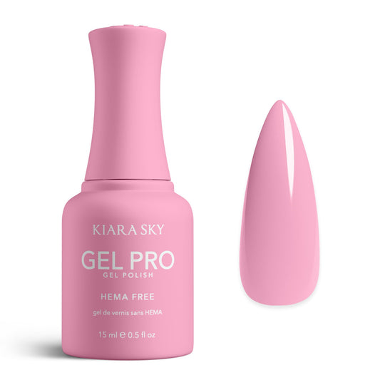 KIARA SKY Gel Pro HEMA-Free Gel Nail Polish | Full Coverage, 28+ Day Wear, Self-Leveling, UV/LED Soak-Off, 0.5 fl oz | Radio Silent #040
