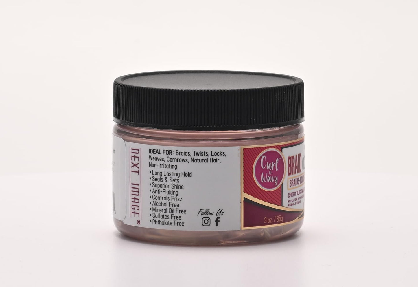 NEXT IMAGE Braid Locking Gel (Cherry Blossom & Pomegranate, 3 oz.) Beauty & Personal Care NEXT IMAGE