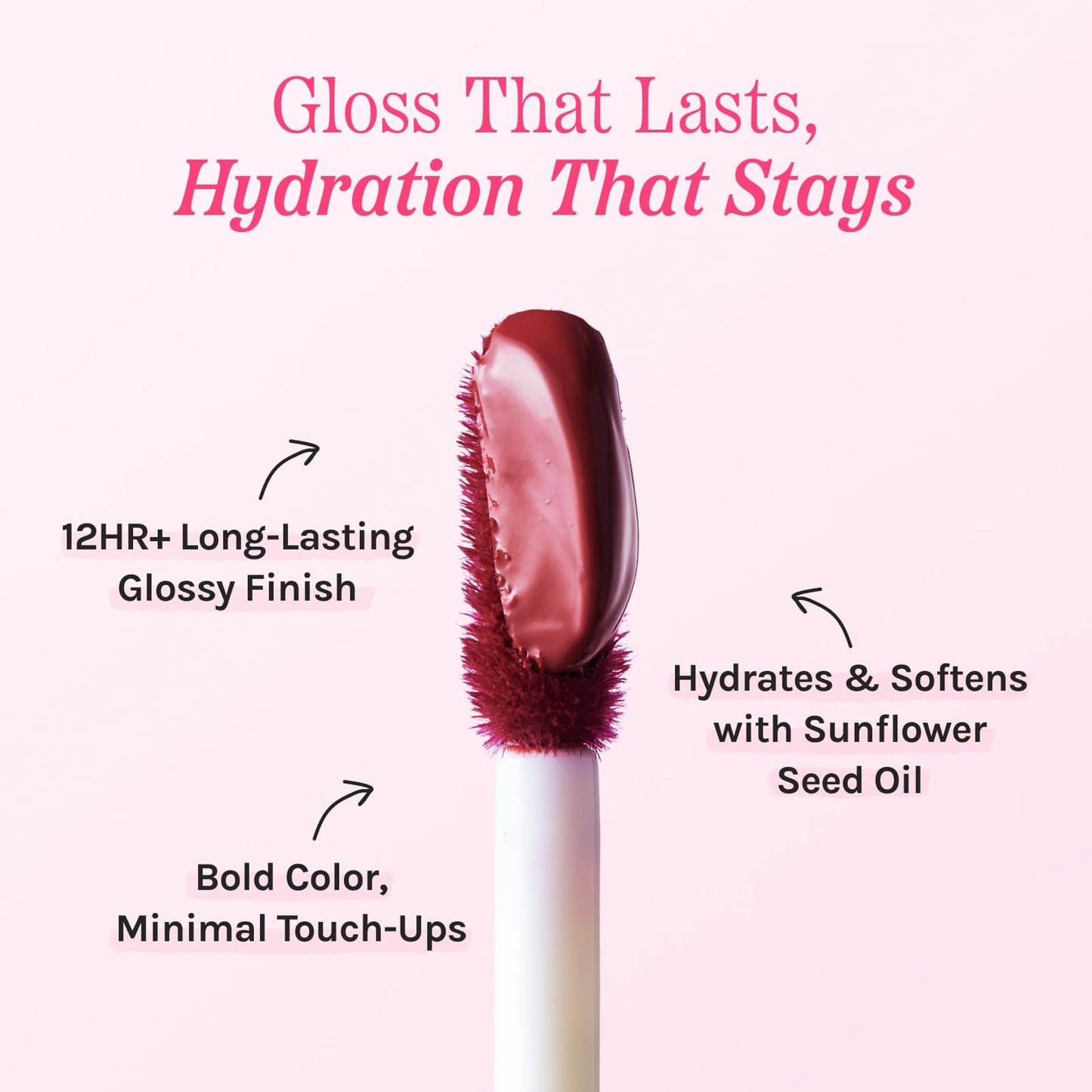 The Creme Shop's Ultra-Moisturizing, 12HR+ Long-Lasting Glossy Lip Stain - lOVE PUNCH Beauty & Personal Care The Crème Shop
