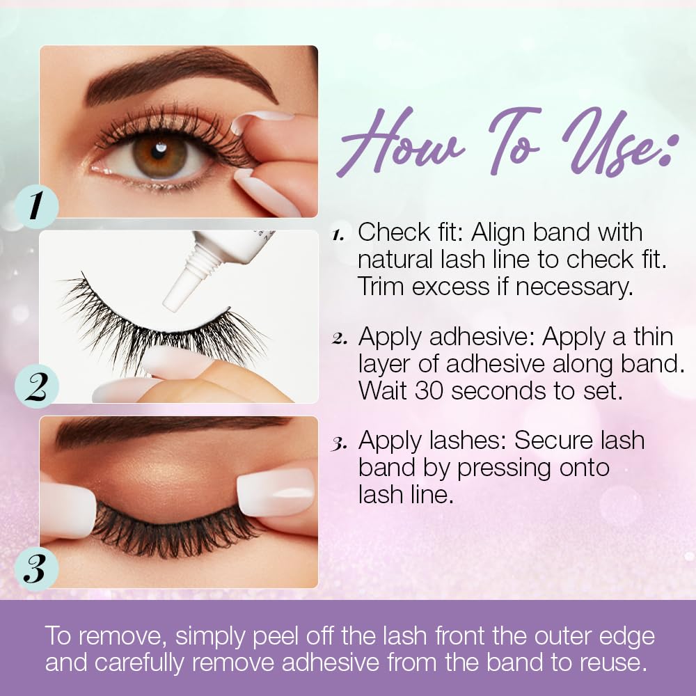 Ardell Winks Par'tay Lashes, Full Volume, 20mm Ultra-Long False Eyelashes, Feathered and Fluttery, Black Band, 1 Pair Beauty & Personal Care Ardell