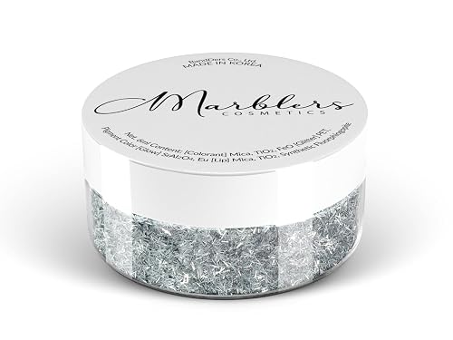MARBLERS [Thin Line] Shape Glitter for Body & Face 0.11oz (3g) | Flake | Non-Toxic | Vegan | Cruelty-Free | Eyeshadow, Nail Polish, Nail Art | Beauty & Personal Care MARBLERS