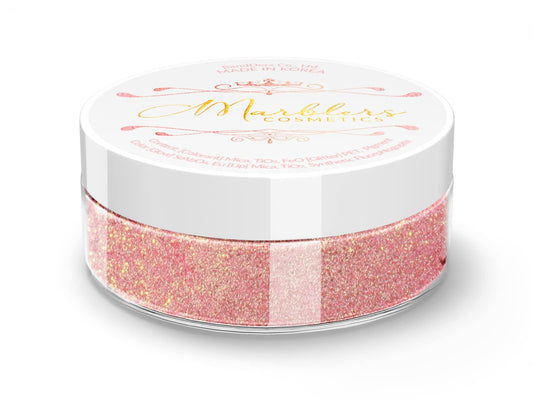 MARBLERS Glitter Mica Powder [Rose Quartz] 0.14oz (4g) | Glitter Mica | Highly Pigmented | Non-Toxic, Vegan, Cruelty-Free | Eyeshadow, Body Butter Beauty & Personal Care MARBLERS