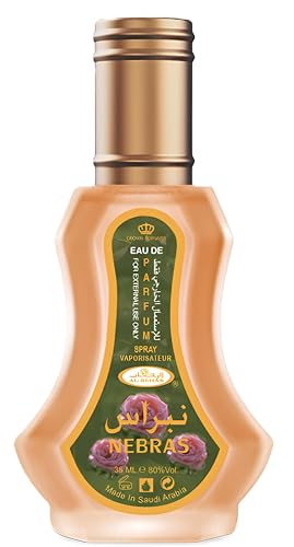 Al Rehab Nebras - Floral, Oud, Amber, Woody - Eau de Parfum Spray for Unisex, 1.18 Ounce / 35ml Beauty & Personal Care Al-Rehab