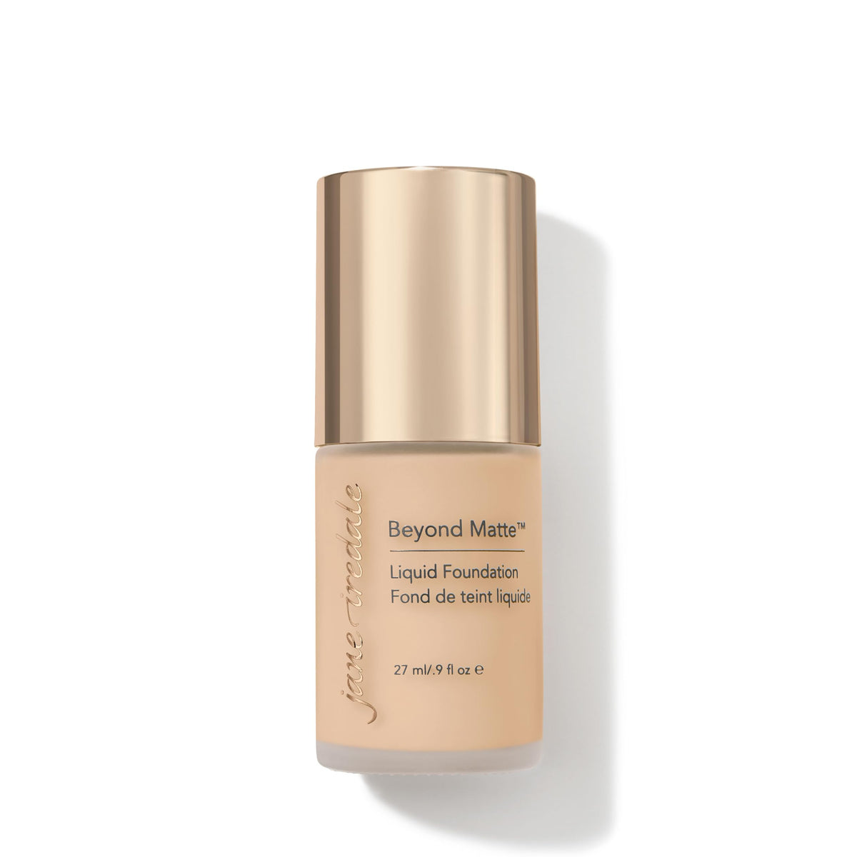 Jane Iredale Beyond Matte 3-in-1 Liquid Foundation, Long-wear, Buildable Coverage, Vegan, Clean, Cruelty Free, Semi Matte Finish, M3