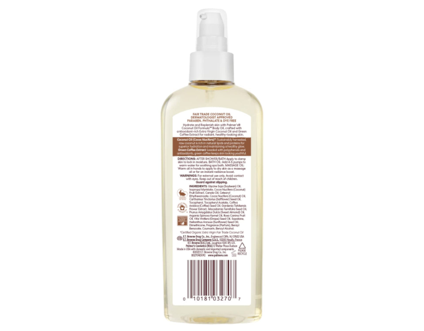 Palmer's Coconut Oil Formula with Vitamin E Body Oil 5.1 Oz Beauty & Personal Care Palmer's