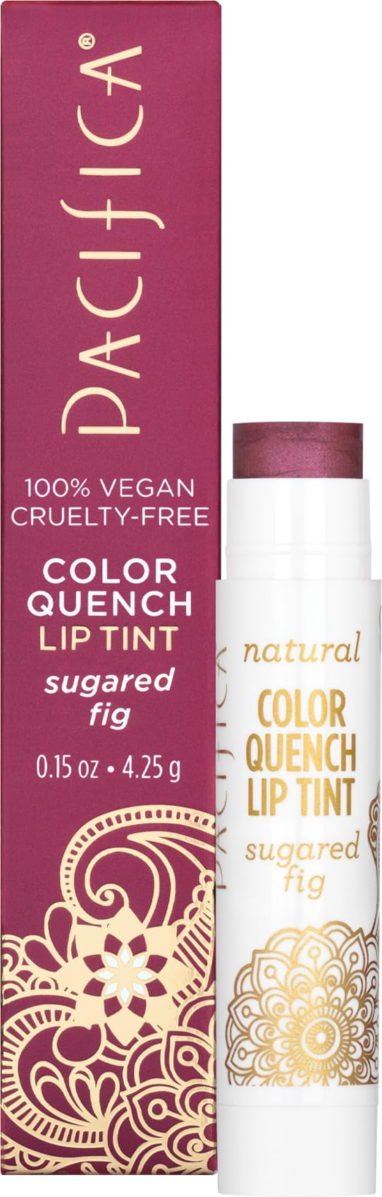 Pacifica Beauty Color Quench Natural Lip Tint, Sugared Fig, 0.15 Ounce Beauty & Personal Care Pacifica