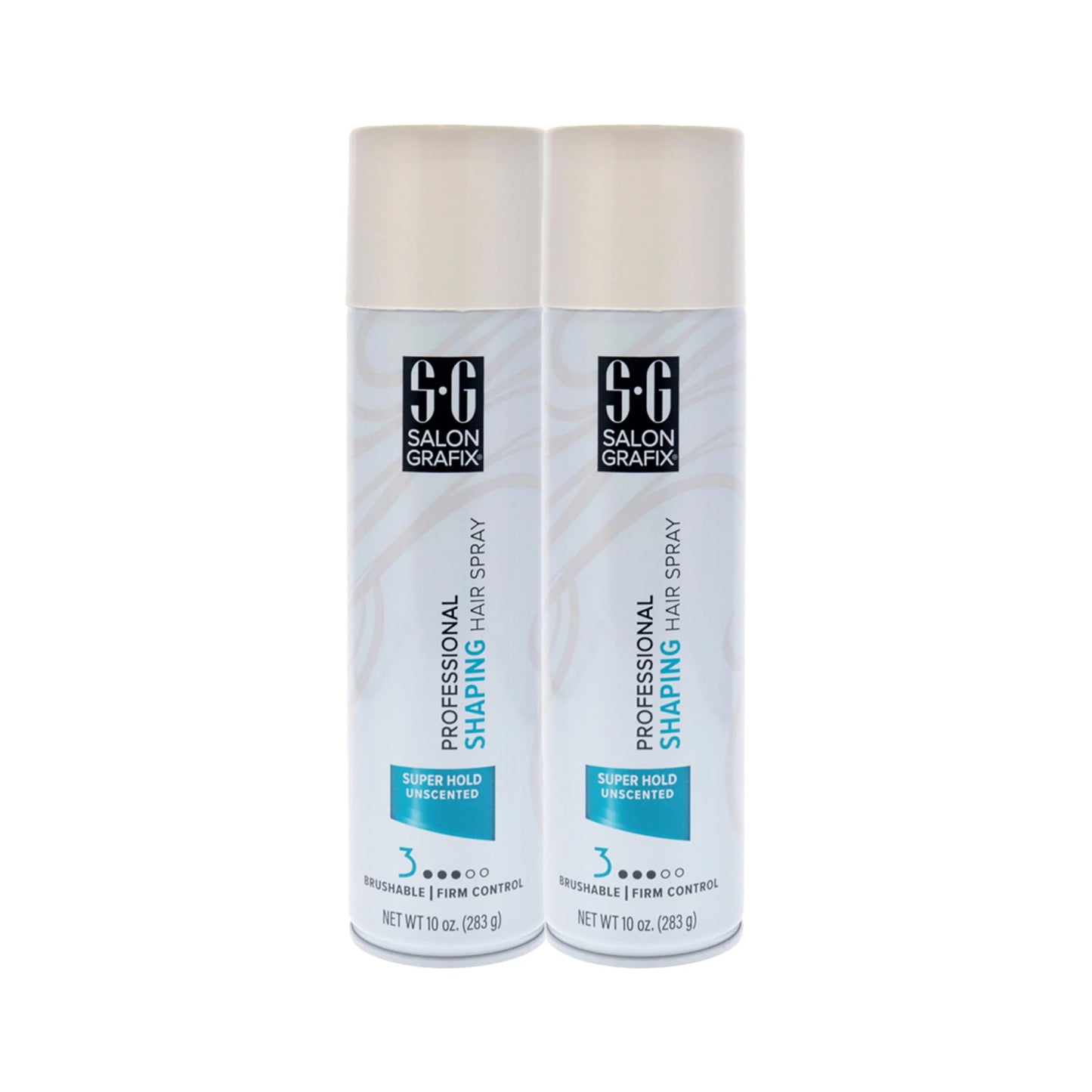 Salon Grafix Shaping Hair Spray - Flexible and Brushable - Hairspray for Women and Men - Professional Quality Results - Super Hold Unscented - 2 pc Beauty & Personal Care Salon Grafix