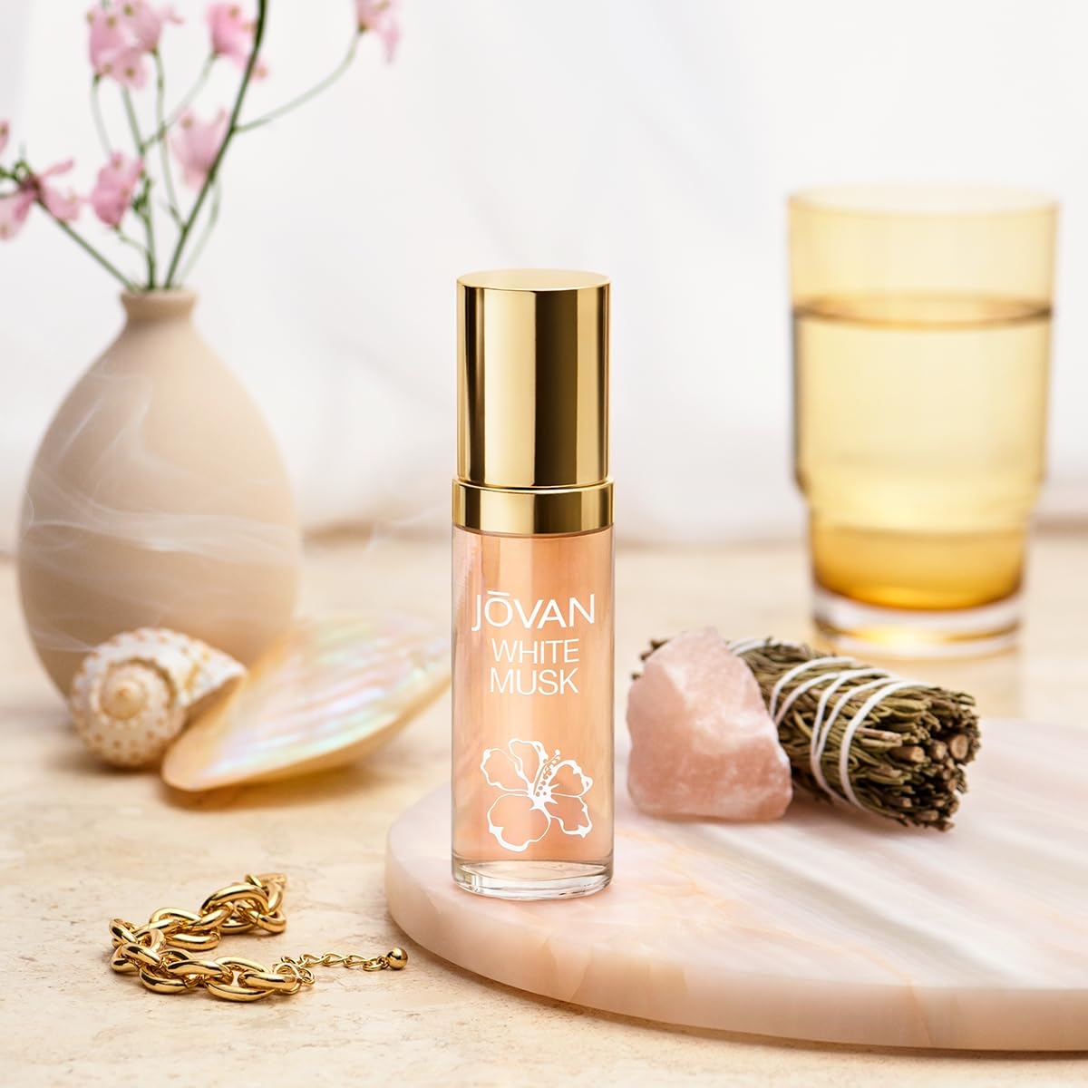 Jovan White Musk for Women Eau de Cologne Spray 2 fl oz (Pack of 1), Notes of Jasmine, Musk, and Amber, Women's Fragrance, Long Lasting, Everyday Beauty & Personal Care Jovan