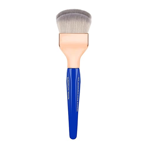 Bdellium Tools Professional Makeup Brush - Golden Triangle 972 Large Rounded Double Dome Blender - With All Vegan and Soft Synthetic Fibers, Beauty & Personal Care BDELLIUM TOOLS