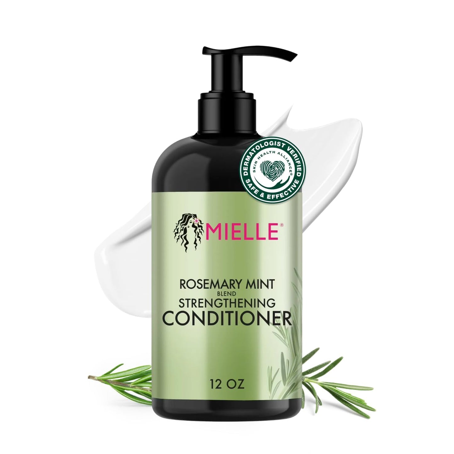 Mielle Organics Rosemary Mint Strengthening Hair Conditioner for Women & Men - Biotin Infused Detangling & Hydrating Conditioner to Increase Beauty and Personal Care Mielle Organics Default Title