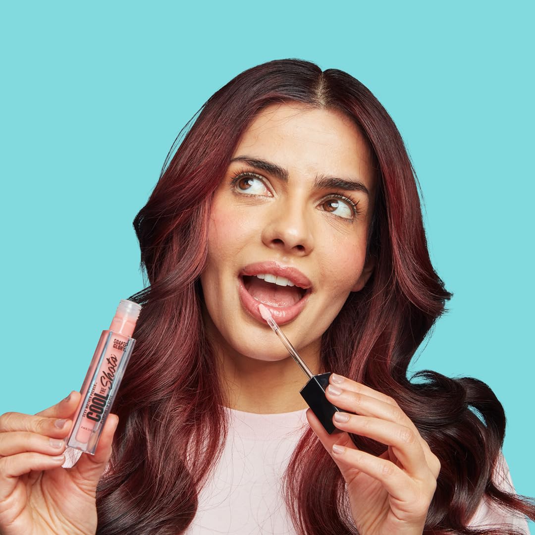 Soap & Glory SMP Cool The Shots Plumping Lip Gloss - Hydrating & Cooling Lip Plumper - Infused with Menthol & Vitamin E - High Shine, Glossy Finish Beauty and Personal Care Soap & Glory