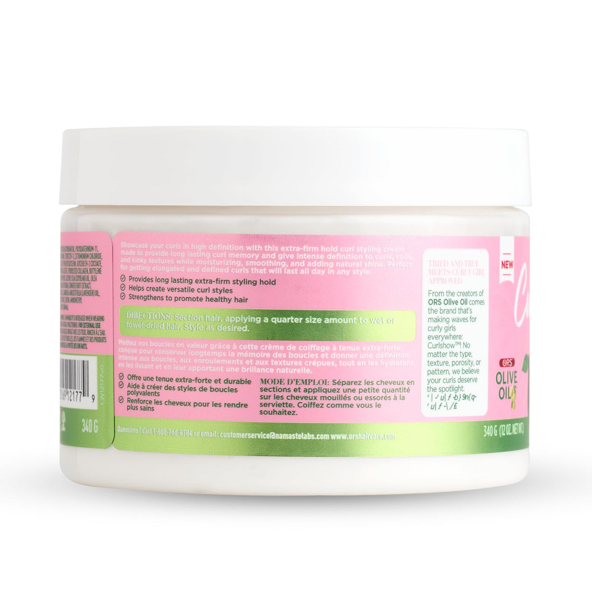 ORS Olive Oil Curlshow Multi-Use Styling Cream Infused with Collagen & Avocado Oil for Strength & Length (12.0 oz) Beauty & Personal Care ORS