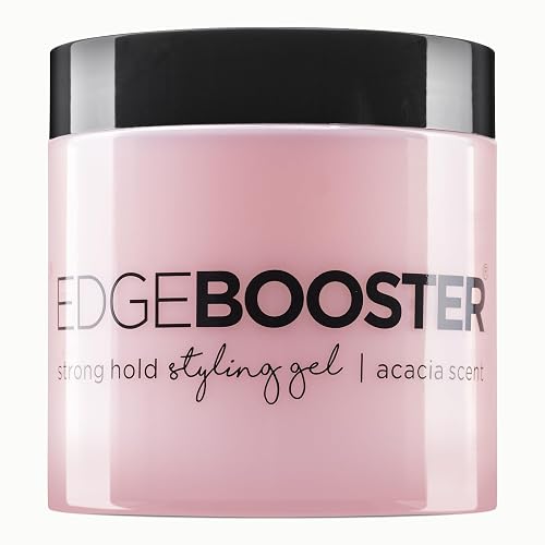 Style Factor EDGE BOOSTER® Strong Hold Styling Gel | Alcohol-Free Hair Gel with Camellia Sinensis Seed Oil for Curly, Wavy & Sleek Styles | Frizz Beauty & Personal Care Style Factor