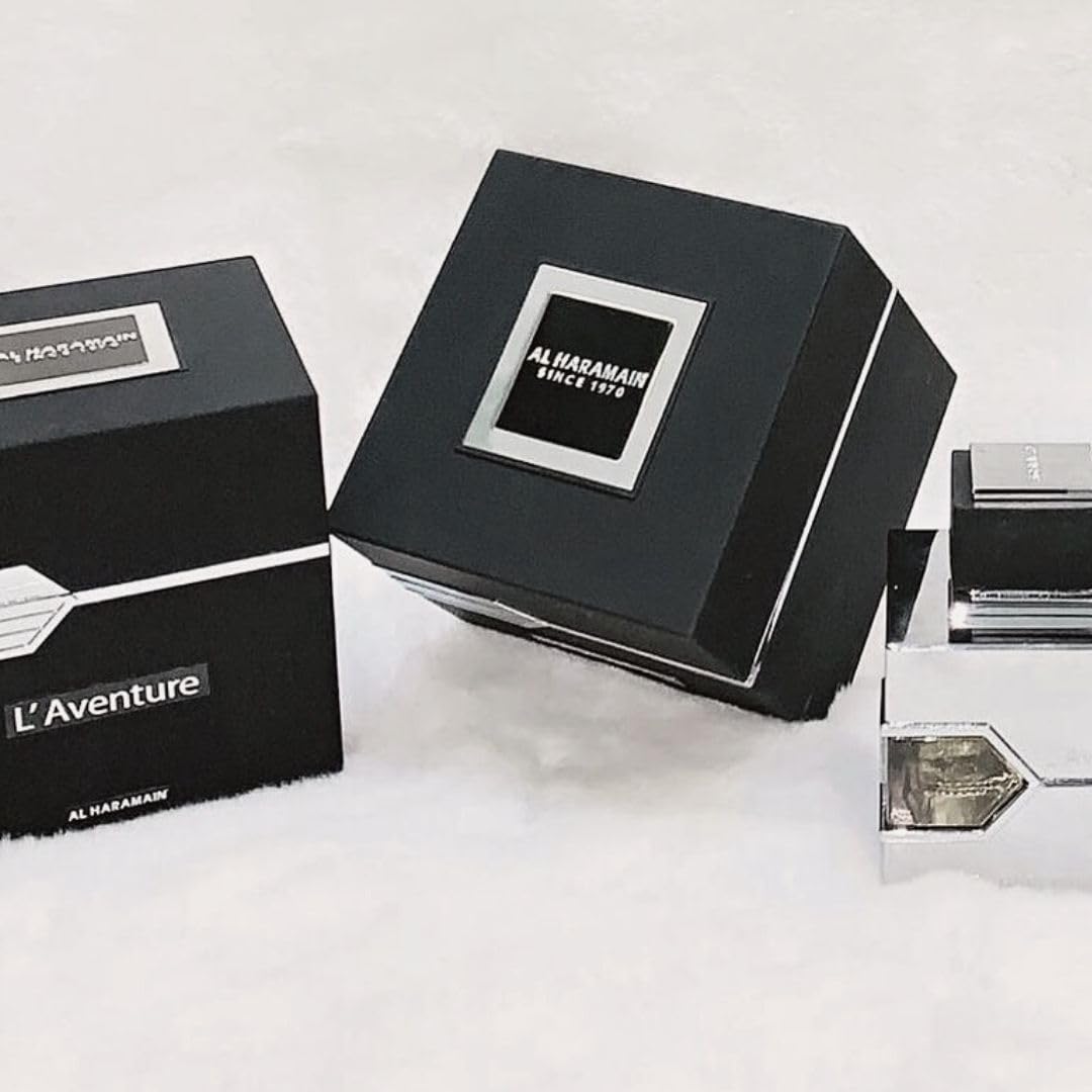 Al Haramain L'Aventure for Men Eau de Parfum Spray, 3.33 Ounce / 100 ml Beauty & Personal Care Al Haramain