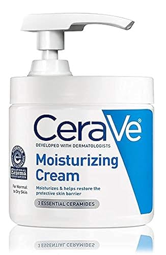 CeraVe Moisturizing Cream with Pump 16 oz Daily Face and Body Moisturizer for Dry Skin Beauty & Personal Care CeraVe