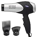 Hot Tools Pro Artist Turbo Styling Hair Dryer | Lightweight and Quiet, Silver/Black, 1 Count (Pack of 1) Beauty & Personal Care HOT TOOLS