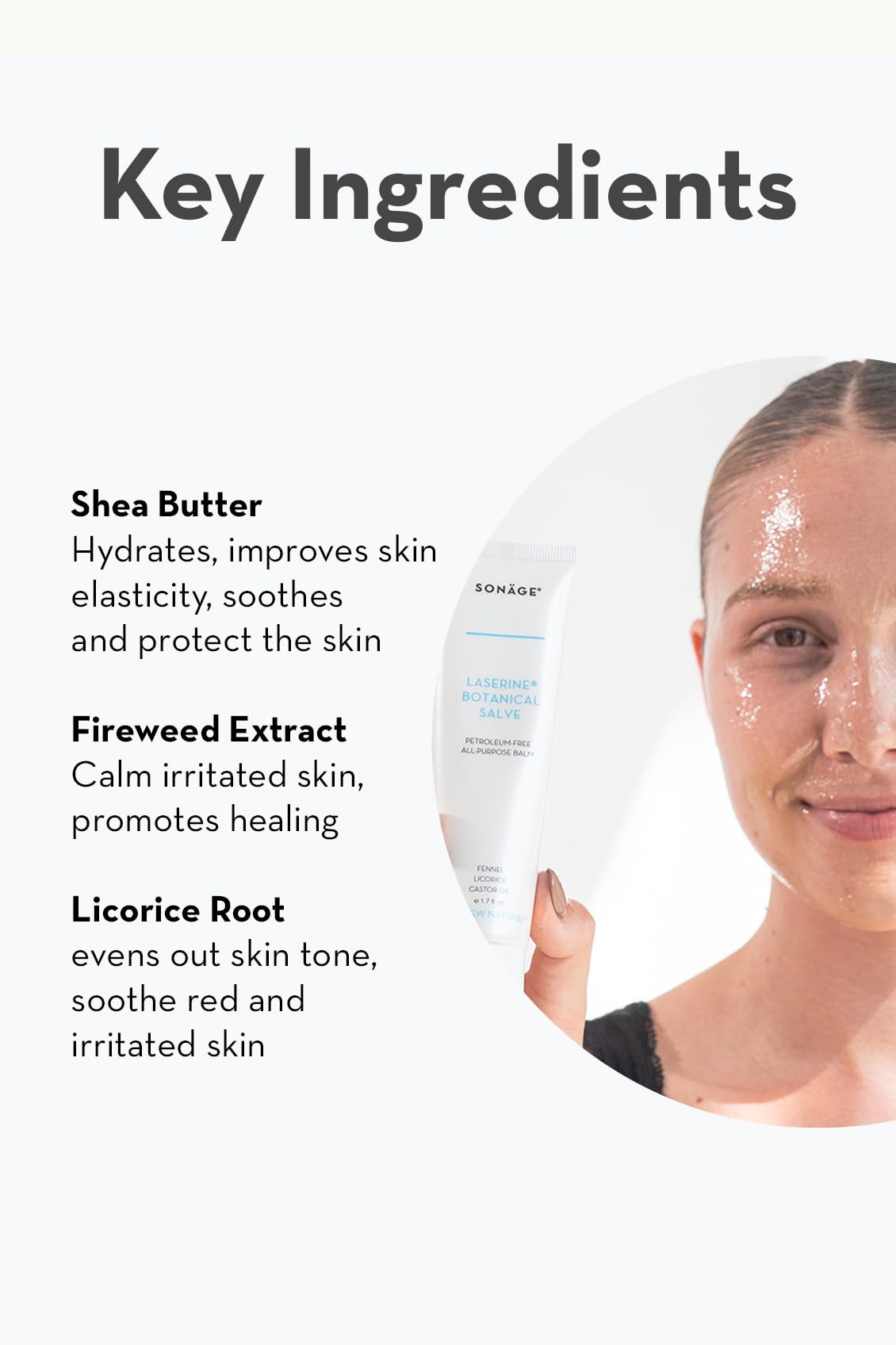 SONAGE Laserine Botanical Salve | Relief for Dry, Chapped Skin | Multipurpose Vegan Petroleum Alternative Balm Beauty & Personal Care SONAGE