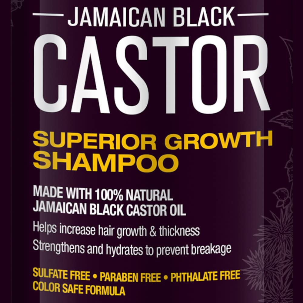 Hair Chemist Superior Growth Jamaican Black Castor Shampoo 33.8oz & Conditioner 33.8oz - 2-PC Shampoo & Conditioner for Hair Growth Beauty & Personal Care Hair Chemist