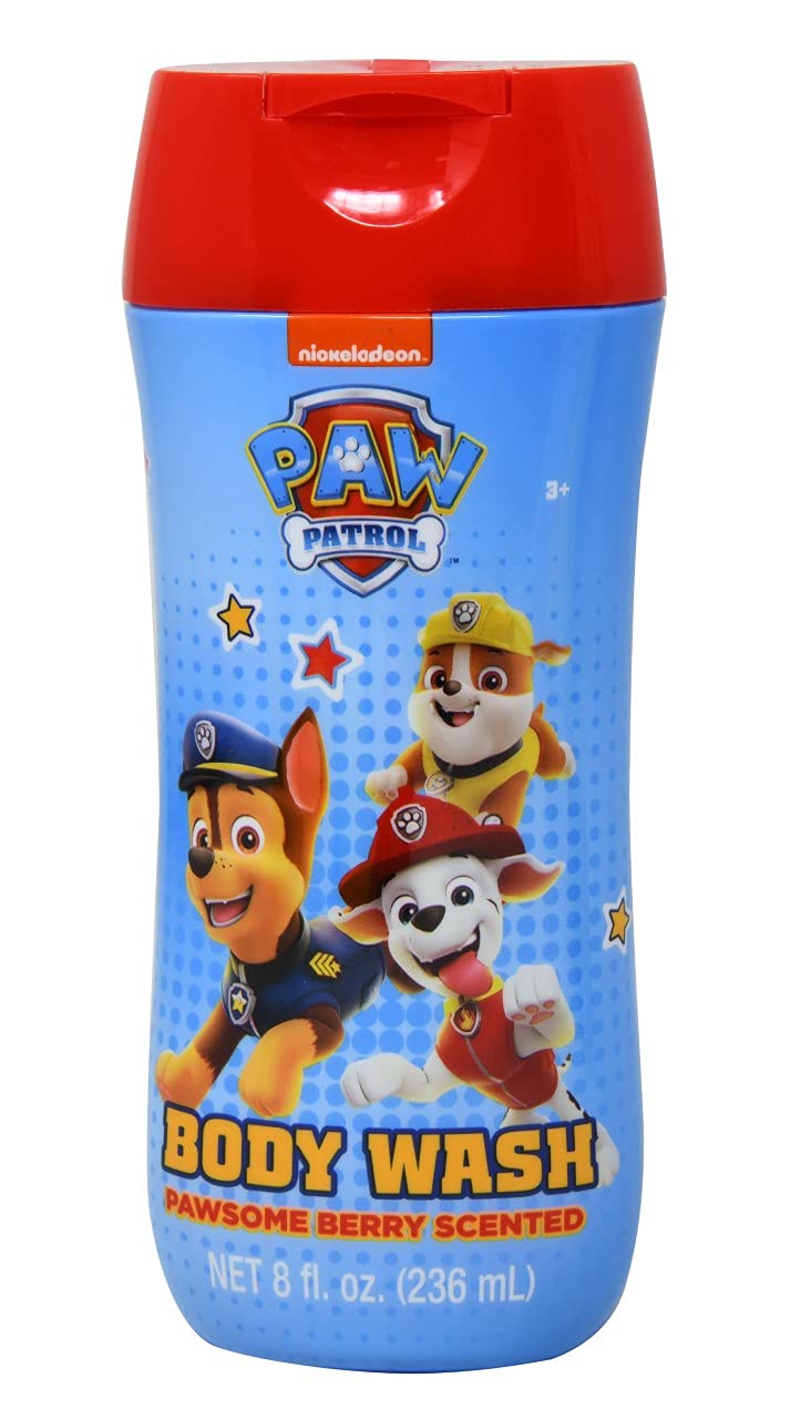 Centric Brands Paw Patrol Kids Body Wash - Refreshing Childrens Bath for Shower and Time, Girls Boys Soap Pawsome Berry-Scented Cartoon 8 Fluid Ounces Beauty & Personal Care Centric Brands Inc.