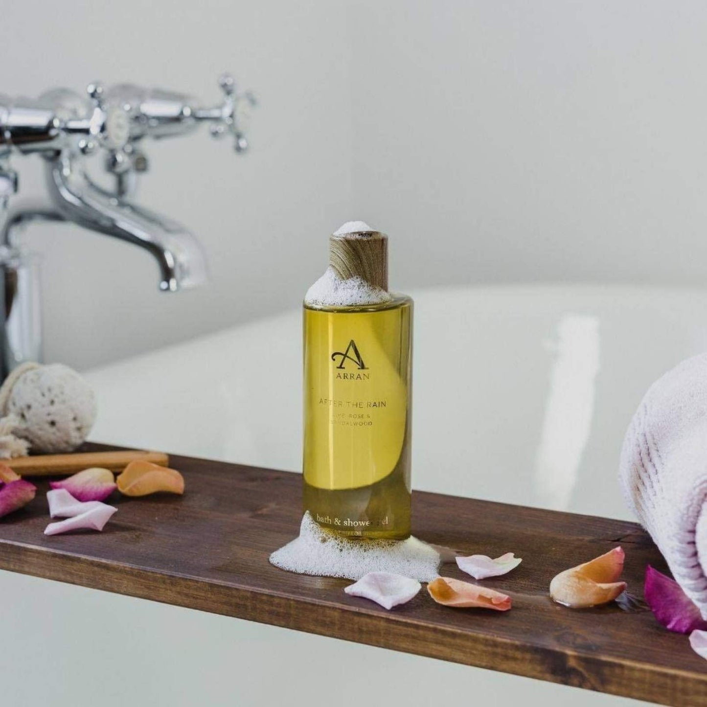 After The Rain - Lime, Rose, & Sandalwood by Arran Bath & Shower Gel 300ml Beauty & Personal Care Arran Sense of Scotland