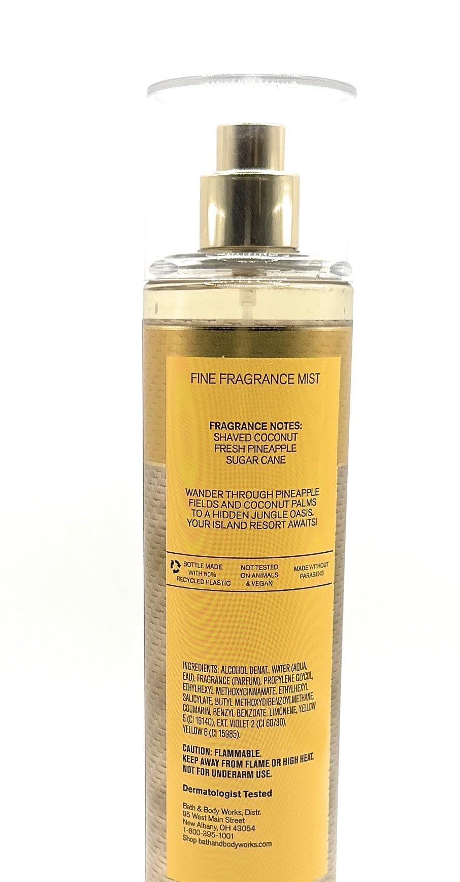 Bath & Body Works Coconut Pineapple Fine Fragrance Mist 8 Fluid Ounce Body Spray Beauty & Personal Care Bath & Body Works