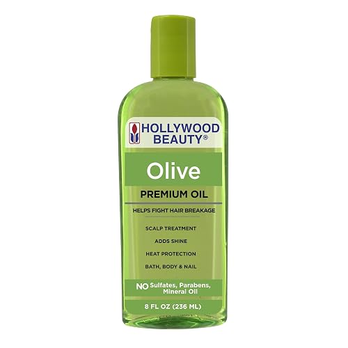 Hollywood Beauty Olive Oil ScalpTreatment, 8 oz (Pack of 4) Beauty & Personal Care Hollywood Beauty