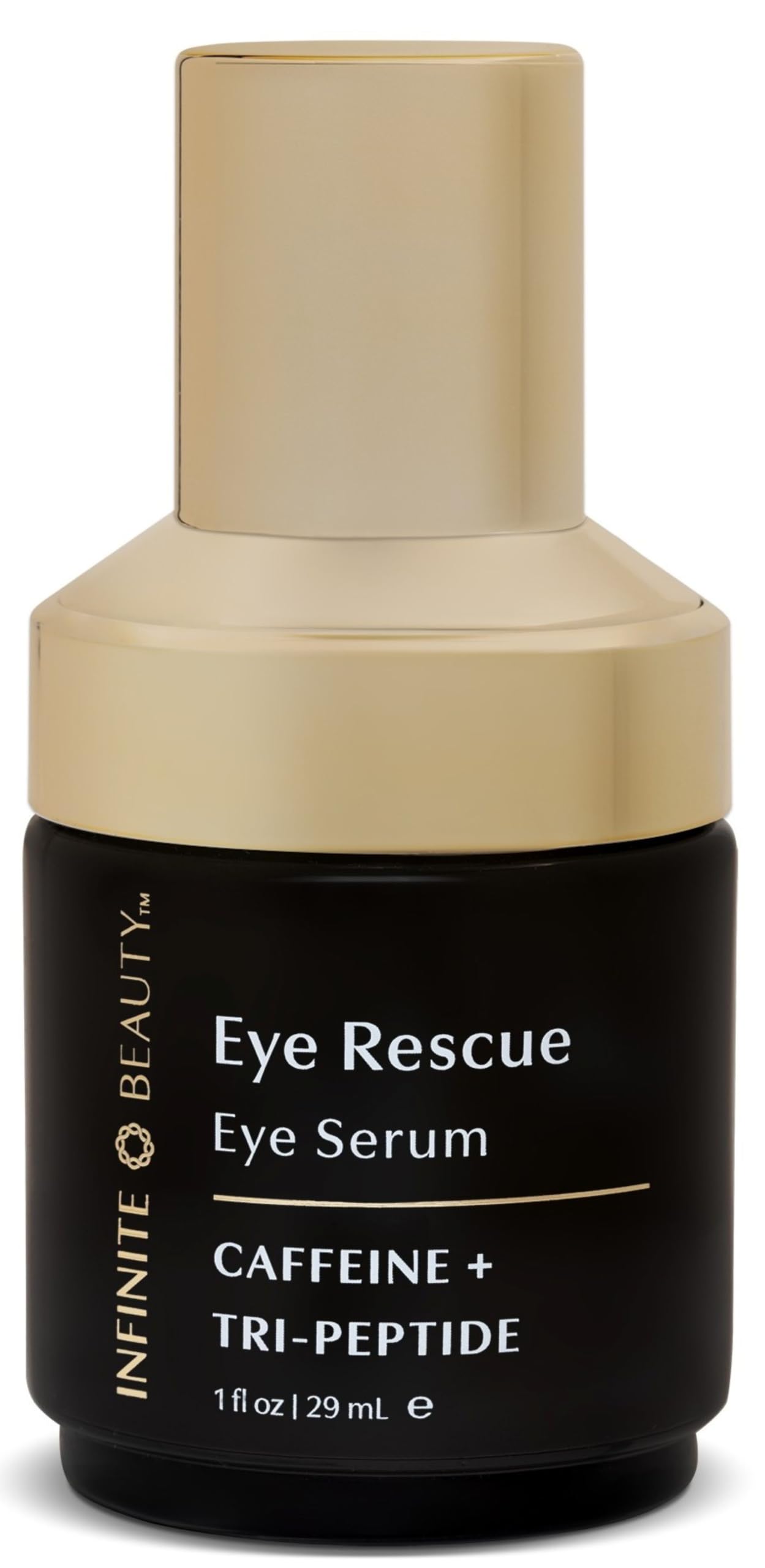 Infinite Beauty Eye Rescue Eye Serum - Caffeine & Tri-peptide - Reduces Puffiness & Dark Circles | Hydrates & Brightens Delicate Skin, Anti-Aging | 1 Beauty & Personal Care Infinite Beauty