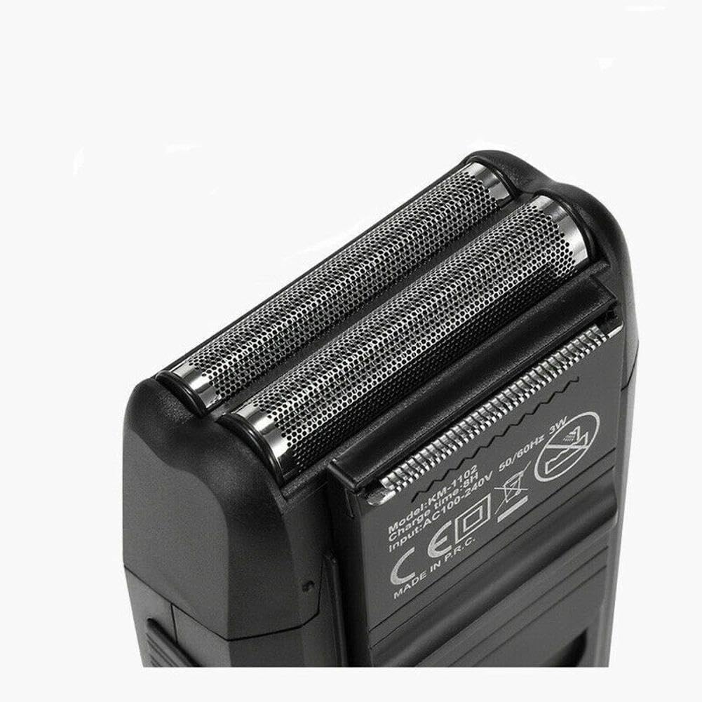 1 Set Rechargeable Metal Men Electric Razor Shaver Twin Blade Beard Razor Face Care Trimmer Parts US Beauty and Personal Care MOOKEENONE