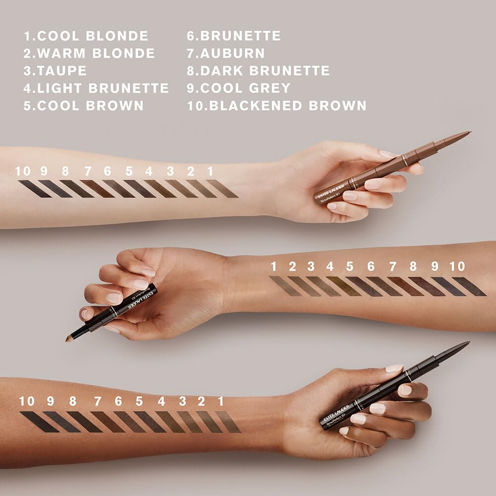 Estée Lauder BrowPerfect 3D All-In-One Styler with Eyebrow Gel, Pencil & Powder plus Spooled Brush, Blackened Brown Beauty & Personal Care Estée Lauder