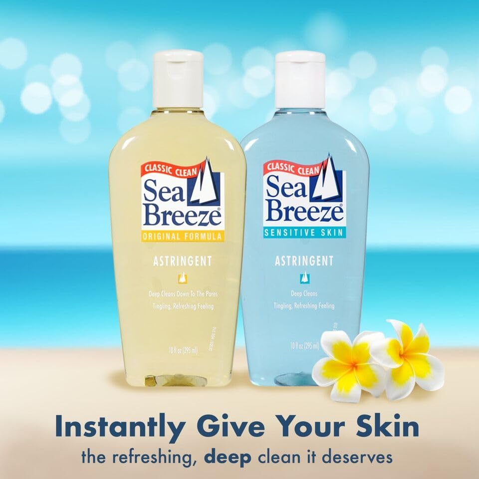 Sea Breeze Sensitive Skin Astringent 10 oz (Pack of 3) Beauty & Personal Care Seabreeze