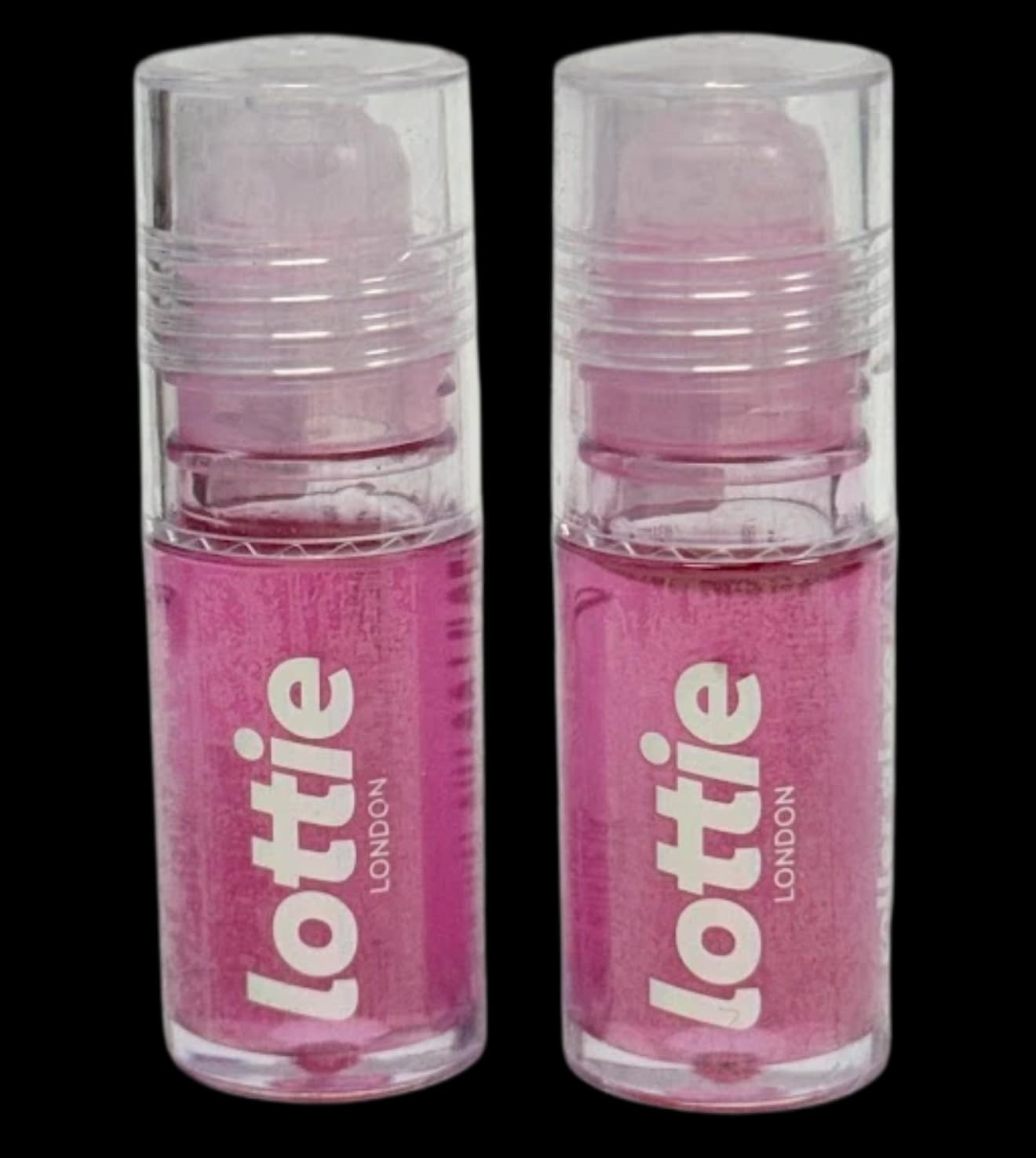 Lottie London Oil Slick, 100% Vegan Lip Oil, Grape, (2 Pack of 0.11 Fl Oz) Beauty and Personal Care Lottie London