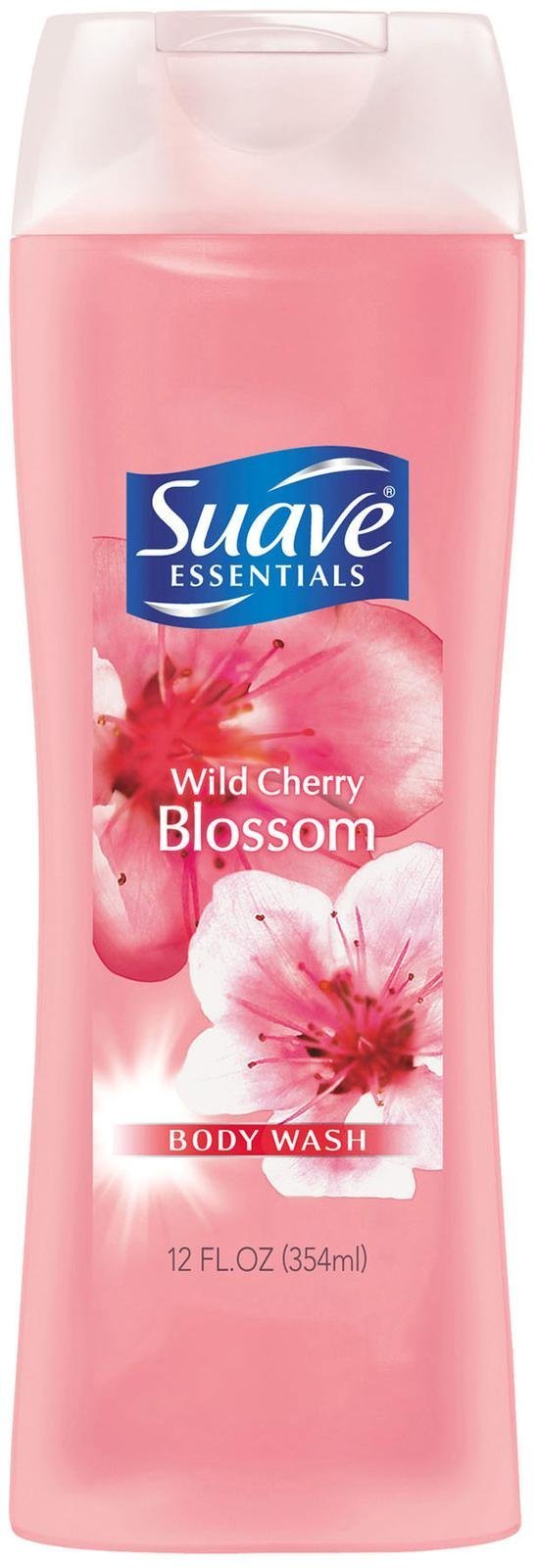 Suave, Essentials Body Wash 12oz, wild cherry blossom, 12 Fl. Oz Beauty & Personal Care Suave