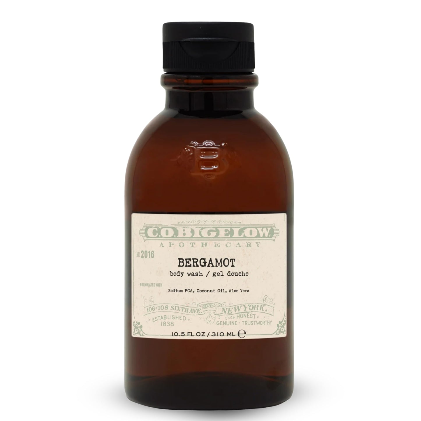 C.O. Bigelow Bergamot Body Wash, Iconic Collection Moisturizing Body Wash with Coconut Oil & Aloe Vera, 10.5 Fl Oz Beauty & Personal Care C. O. Bigelow