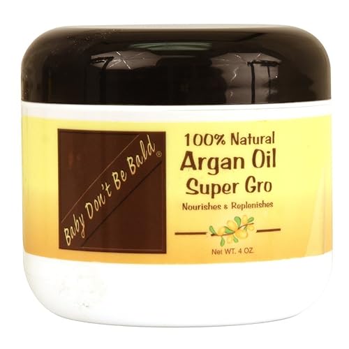 Baby Don't Be Bald 100% Natural Argan Oil Super Gro 4 oz. Beauty & Personal Care Baby Don't Bald