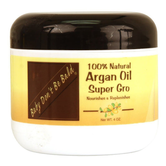 Baby Don't Be Bald 100% Natural Argan Oil Super Gro 4 oz. Beauty & Personal Care Baby Don't Bald