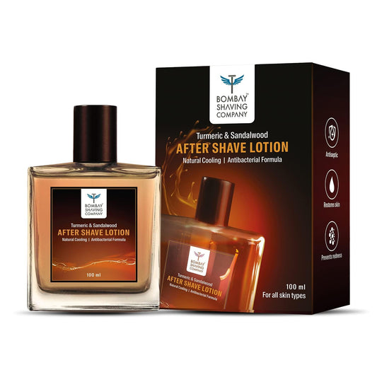 Bombay Shaving Company After Shave Lotion with Turmeric and Sandalwood, (Atomizer), Yellow, 100 ml (Pack of 1) Beauty and Personal Care Bombay Shaving Company