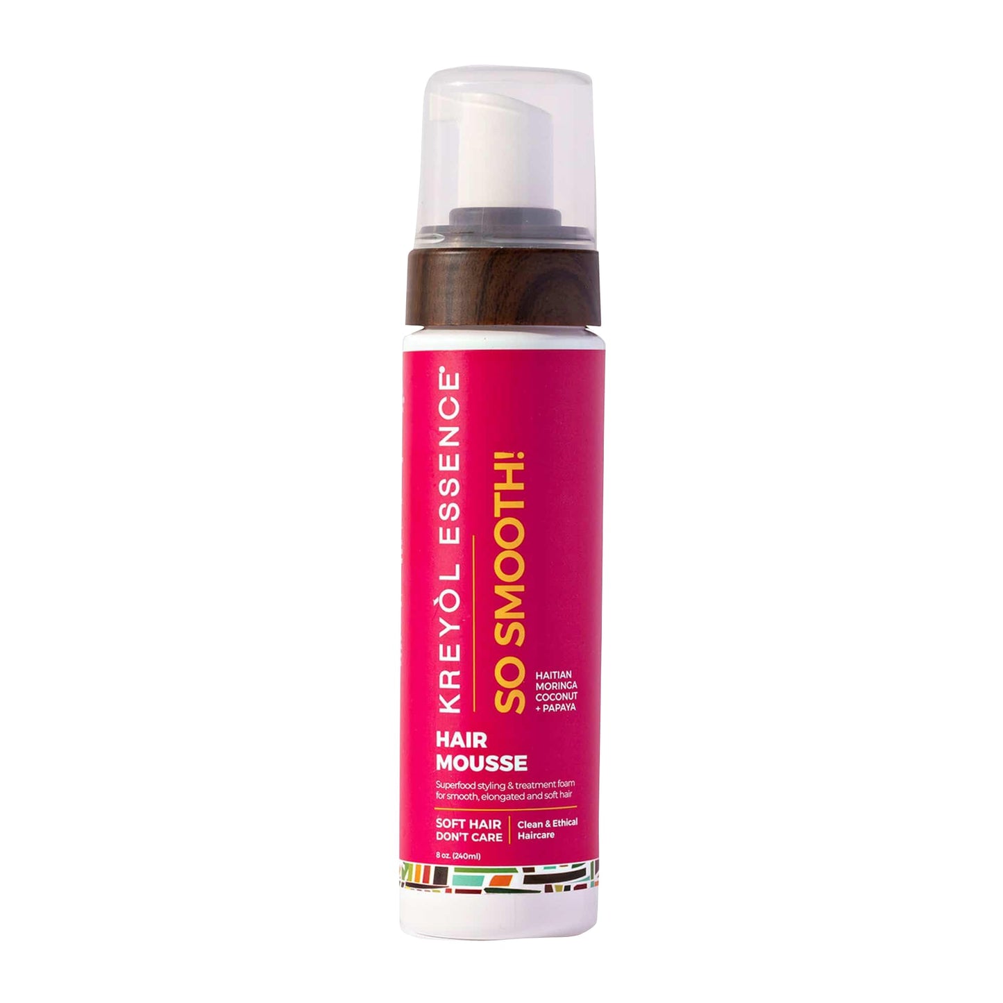 Kreyol Essence - 8 Oz Moringa Styling SCULPT + SMOOTH HAIR MOUSSE, Haitian Moringa Coconut Papaya, Hair Care Beauty & Personal Care KREYÒL ESSENCE