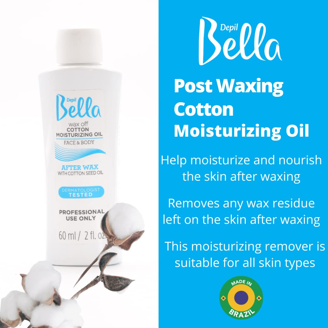 Depil Bella Waxing Bundle: Pre-Wax Astringent Lotion with Mint & Post-Wax Oil with Cotton Seed, 60 ml Each Beauty and Personal Care DEPIL BELLA