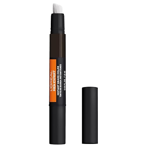 L’Oreal Paris Men Expert Instant Temporary Beard Color, Beard Filler for a Natural and Fuller-Looking Beard, 03 Dark Brown, 0.05 Fl Oz Beauty & Personal Care L'Oreal Paris