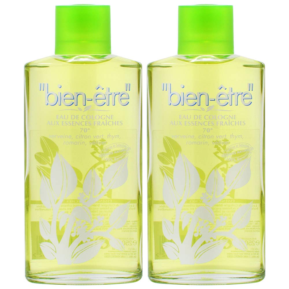 BIEN-ETRE Eau De Cologne Aux Essences Fraiches 250ml (Pack of 2) Beauty & Personal Care Bien-Etre