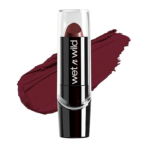 wet n wild Silk Finish Lipstick, Hydrating Rich Buildable Lip Color, Formulated with Vitamins A,E, & Macadamia for Ultimate Hydration, Cruelty-Free & Beauty & Personal Care wet n wild