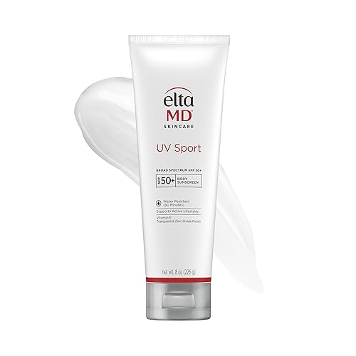 EltaMD UV Sport Sunscreen Lotion, SPF 50 Body Sunscreen, Water and Sweat Resistant, Oil-Free, Zinc Oxide Formula, 8 oz Tube Beauty & Personal Care EltaMD
